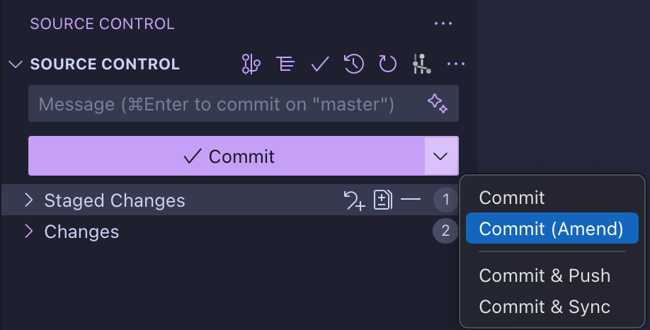 Example in VSCode